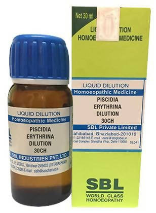 SBL Homeopathy Piscidia Erythrina Dilution