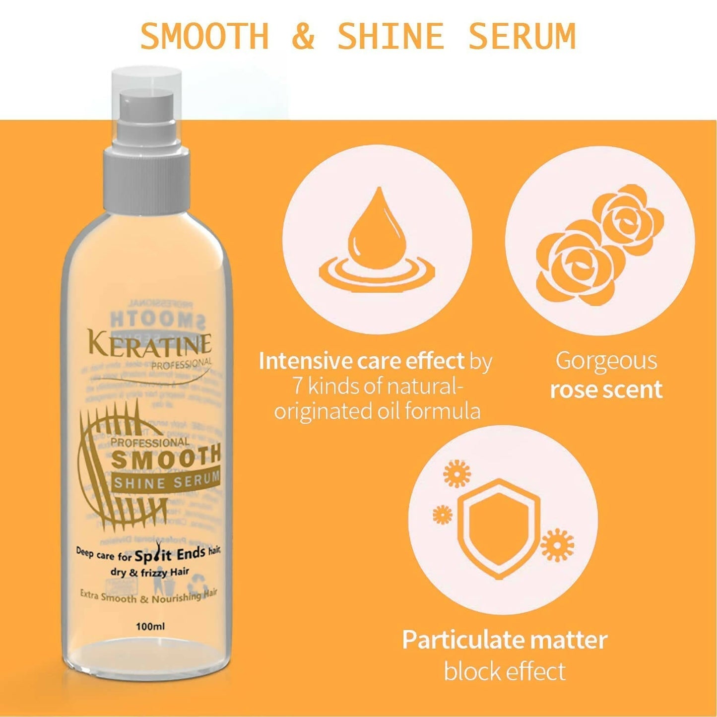 Keratine Professional Smooth Shine Hair Serum