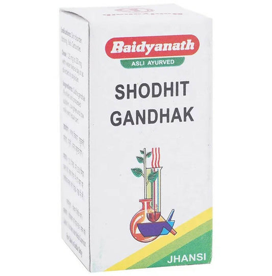 Baidyanath Jhansi Shodhit Gandhak Powder - BUDNE