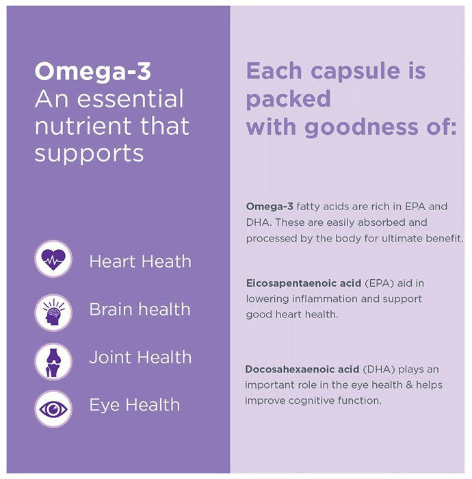 Healthyr-U Omega 3 Fish Oil Capsules