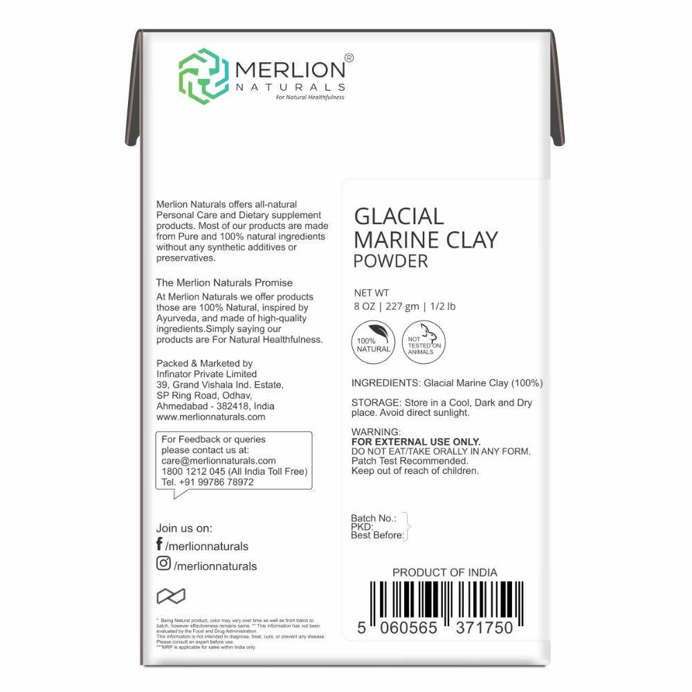 Merlion Naturals Glacial Marine Clay Powder