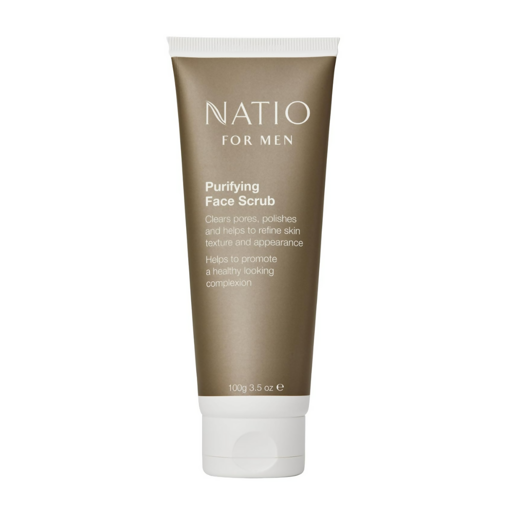Natio For Men Purifying Face Scrub