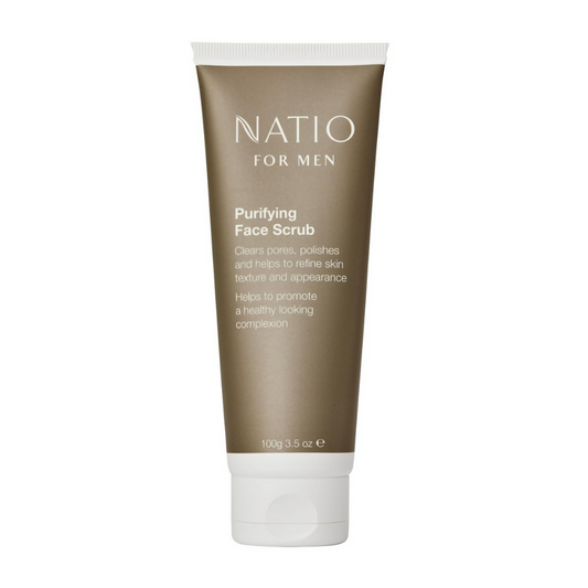 Natio For Men Purifying Face Scrub