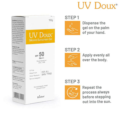 Brinton UvDoux Silicone Sunscreen Gel For Face & Body