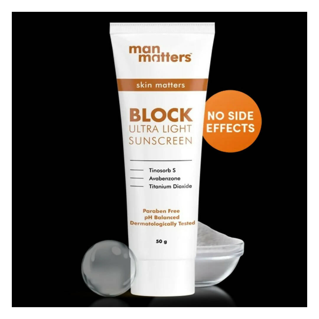 Man Matters BLOCK Ultra Light Sunscreen