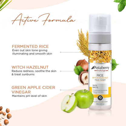 Astaberry Indulge Rice & Witch Hazelnut Facial Toner