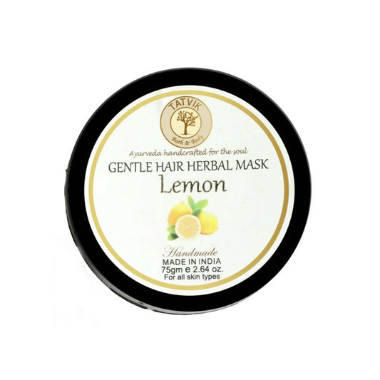 Tatvik Ayurveda Lemon Gentle Herbal Hair Mask - Distacart