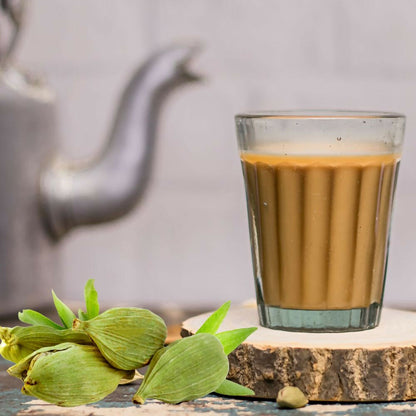 Satvi Wellness Cardamom Tea | Elachi tea | Natural Cardamon with Black Tea