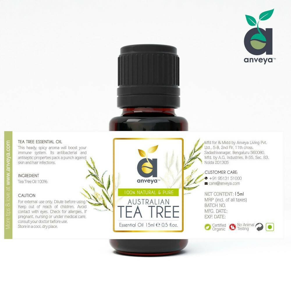 Anveya Australian Tea Tree Essential Oil