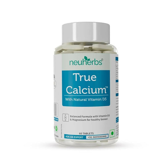 Neuherbs True Calcium 1000mg With Natural Vitamin D3 Tablets - BUDEN