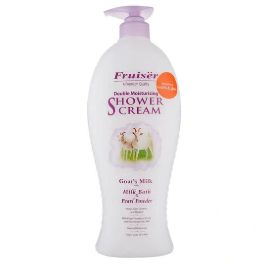 Fruiser Double Moisturizing Shower Cream Goat's Milk with Pearl Powder - 1L