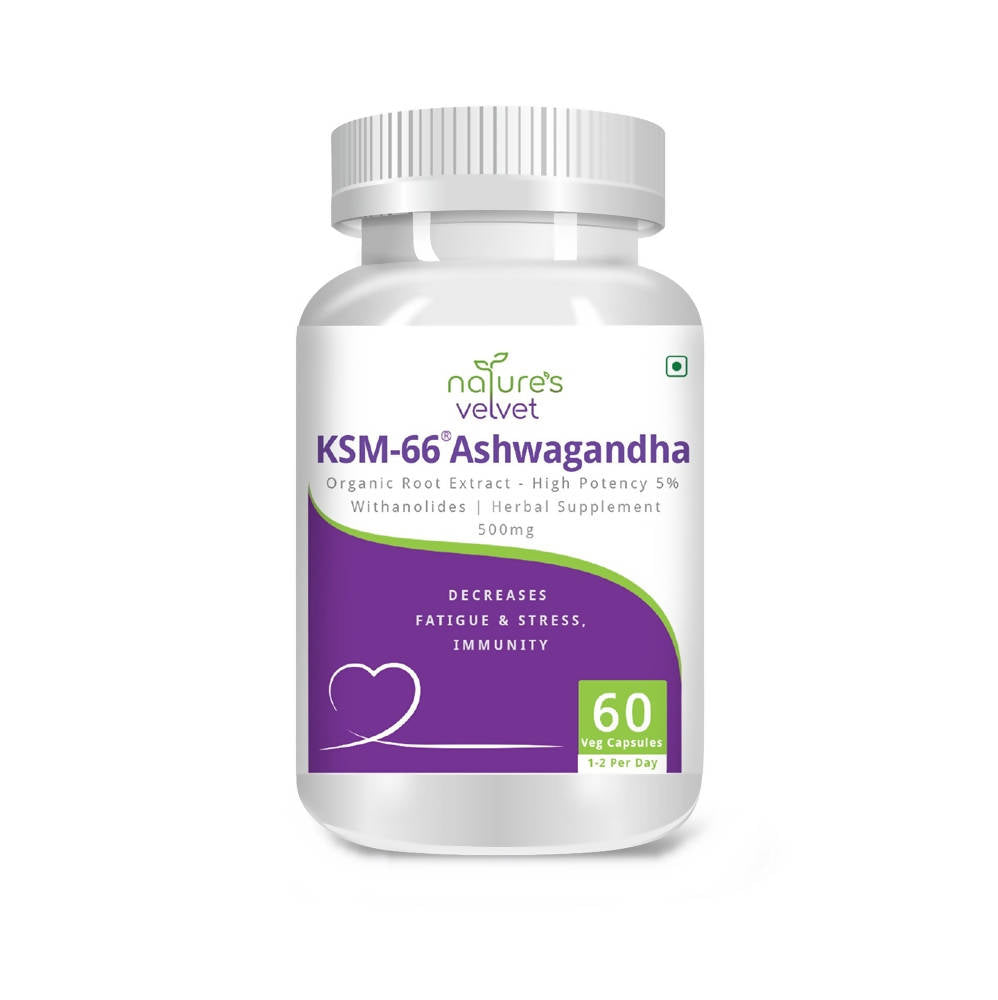 Nature's Velvet KSM - 66 Ashwagandha Capsule