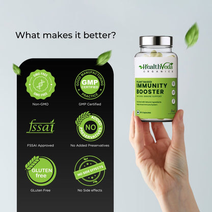 Health Veda Organics Natural Immunity Booster Capsules