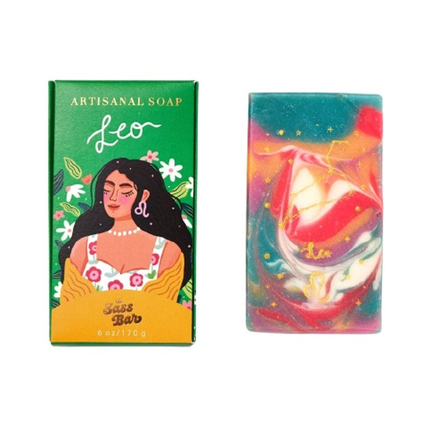 The Sass Bar Leo Star Sign Soap - 135GM