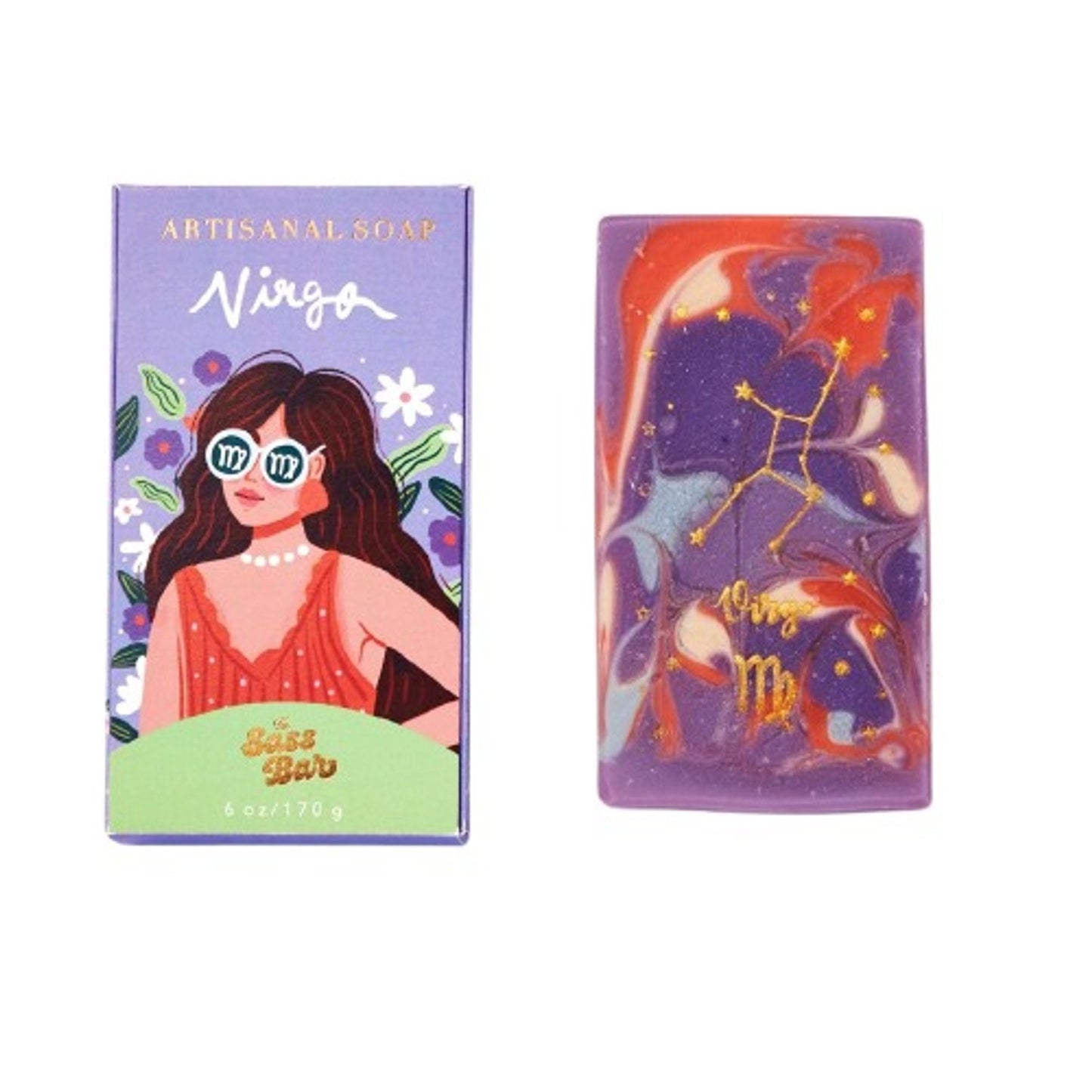 The Sass Bar Virgo Star Sign Soap - 135GM