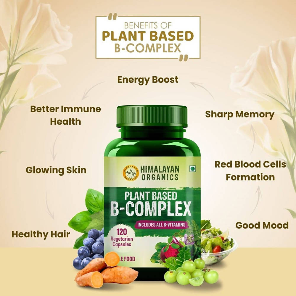 Himalayan Organics Plant Based B-Complex Capsules