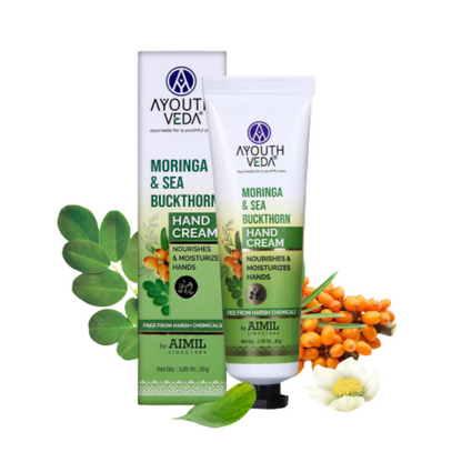 Ayouthveda Moringa & Sea Buckthorn Hand Cream - BUDNEN