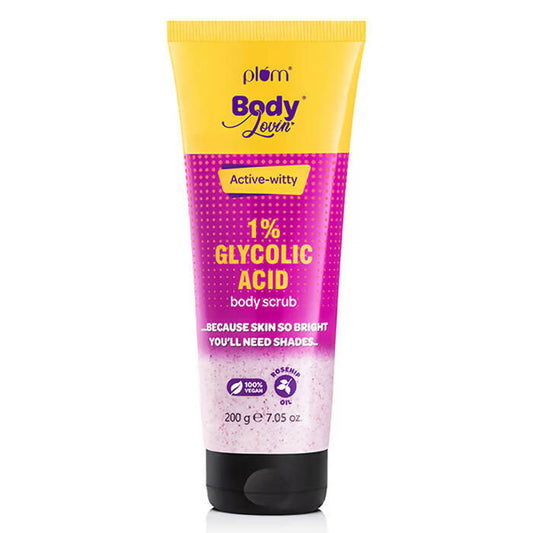 Plum BodyLovin Active-witty 1% Glycolic Acid Body Scrub - BUDEN