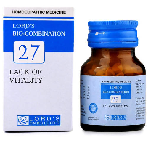 Lord's Homeopathy Bio-Combination 27 Tablets