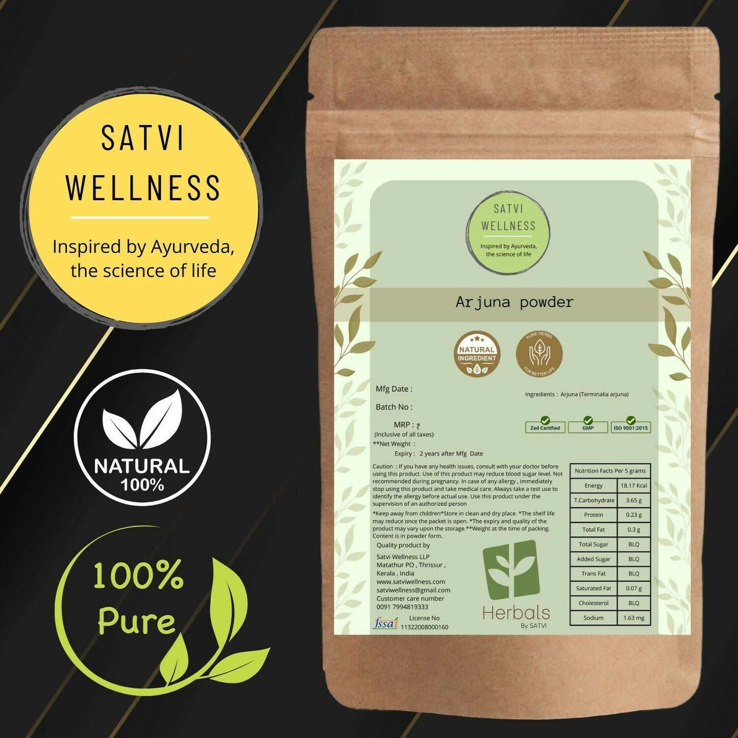 Satvi Wellness Arjuna Powder