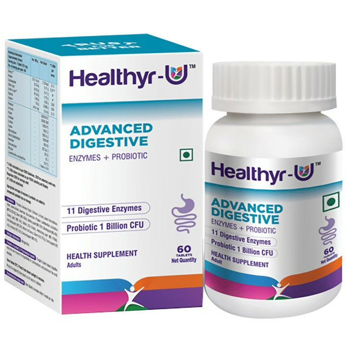 Healthyr-U Advanced Digestive Enzymes + Probiotic Tablets - BUDEN