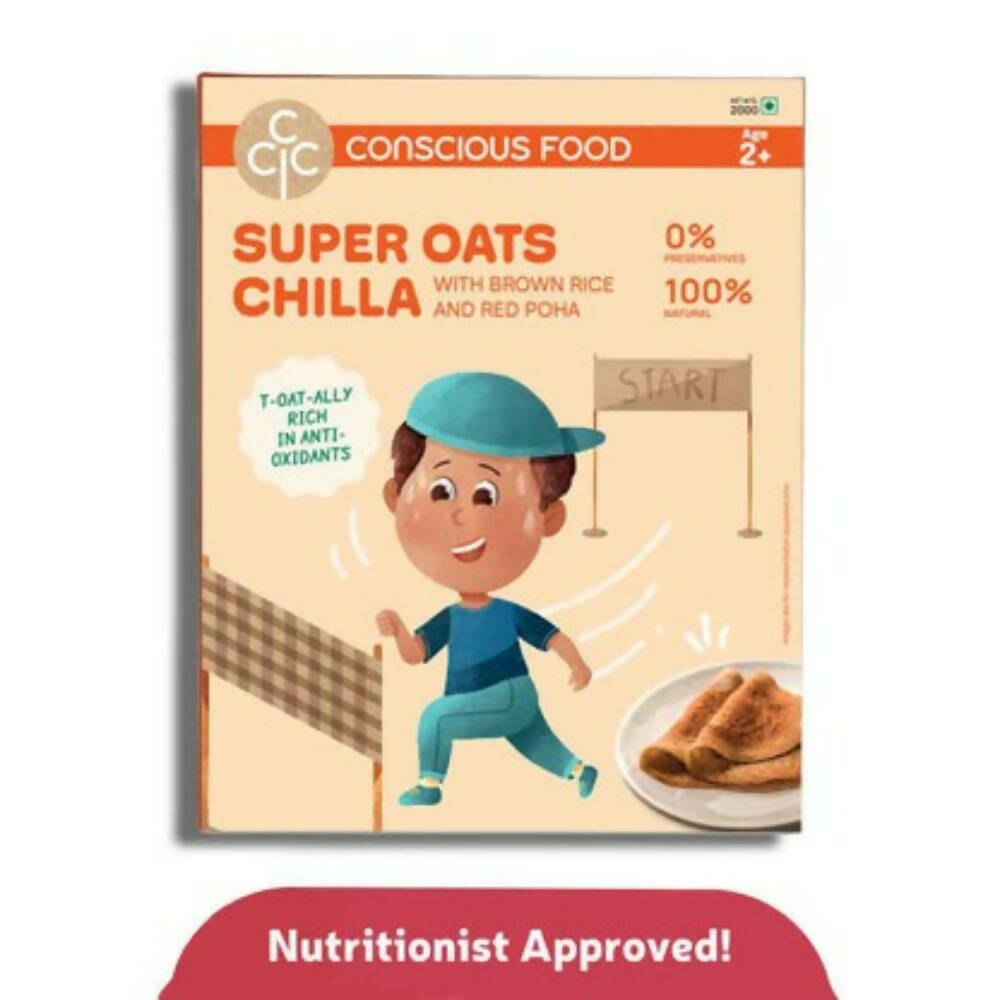 Conscious Food Super Oats Chilla