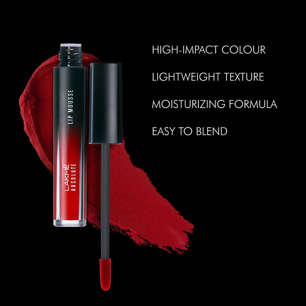 Lakme Absolute Lip Mousse - 103 Dark Cherry