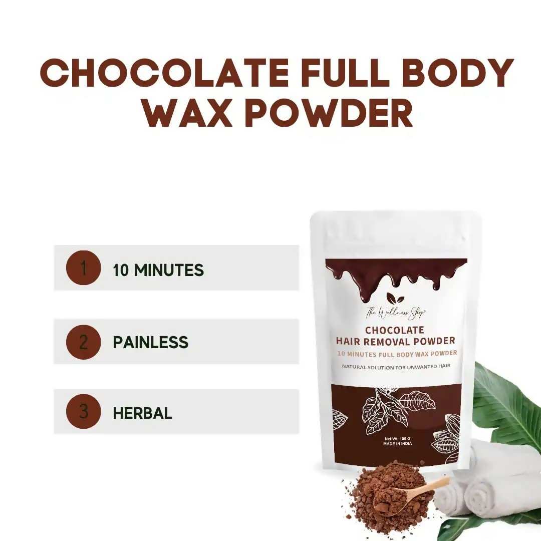 The Wellness Shop Chocolate Hair Removal Powder