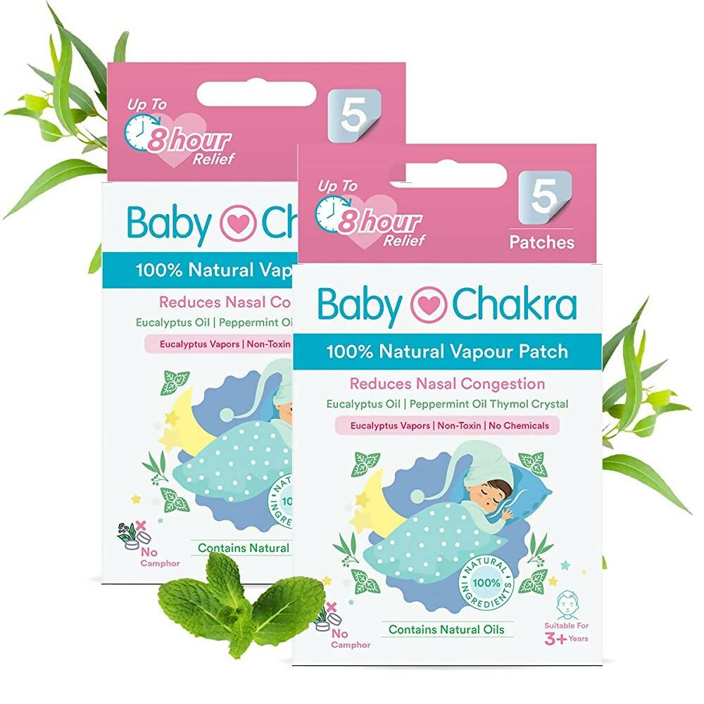 BabyChakra 100% Natural Vapour Patches for Babies -  USA, Australia, Canada 