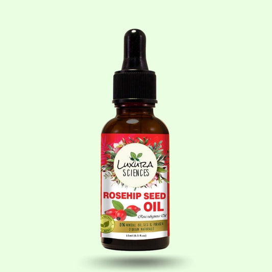 Luxura Sciences Organic Rosehip Seed Oil For Face - BUDNEN