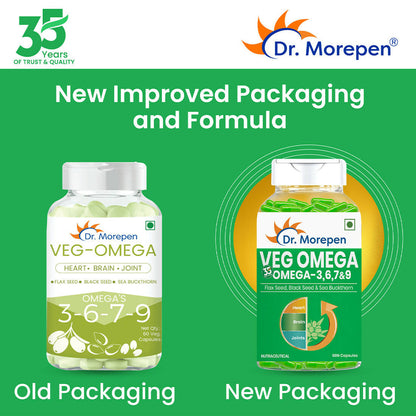 Dr. Morepen Veg-Omega Veg Capsules