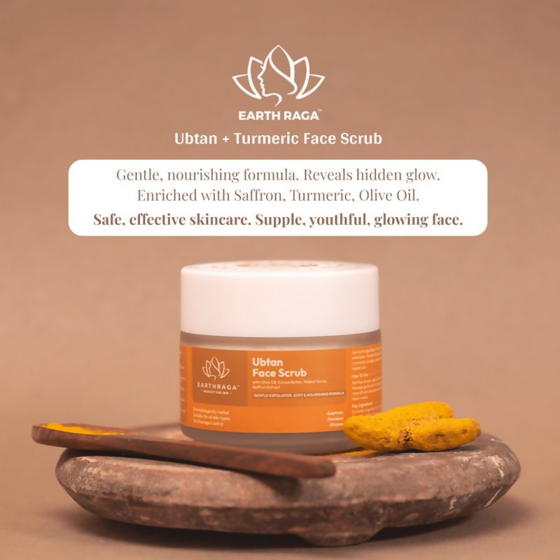 Earthraga Ubtan and Turmeric Face Scrub