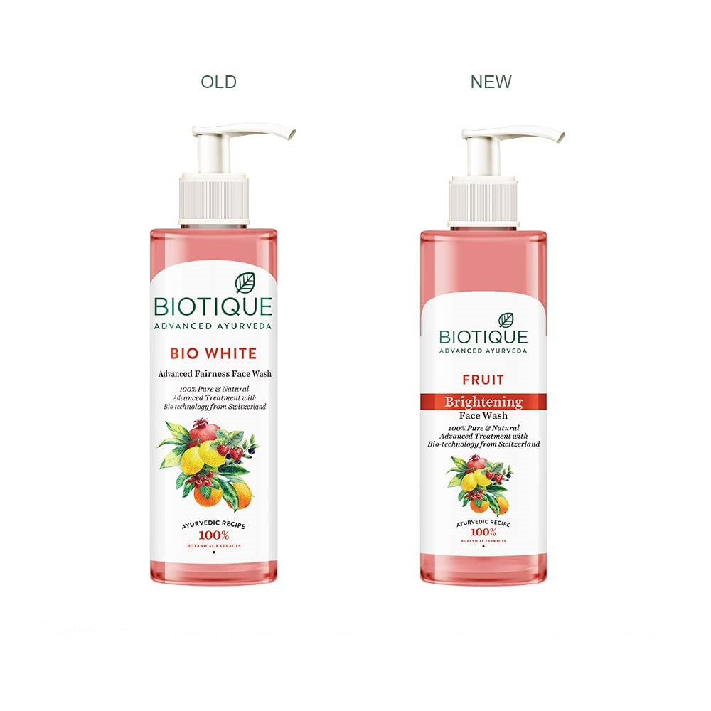 Biotique Advanced Ayurveda Fruit Brightening Face Wash