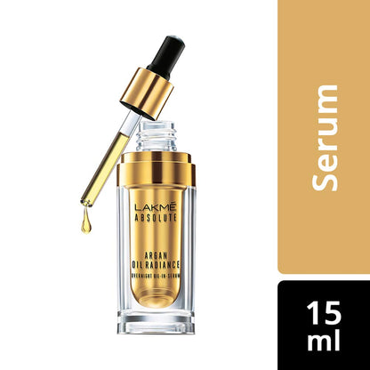 Lakm?? Absolute Argan Oil Radiance Overnight Oil-in-Serum, 15ml