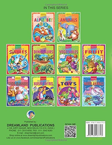 Dreamland Creative Colouring book - 10 titles (Pack)