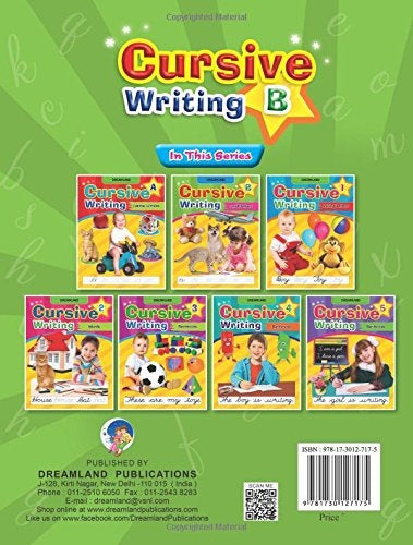 Dreamland Cursive Writing Book (Small Letters) Part B