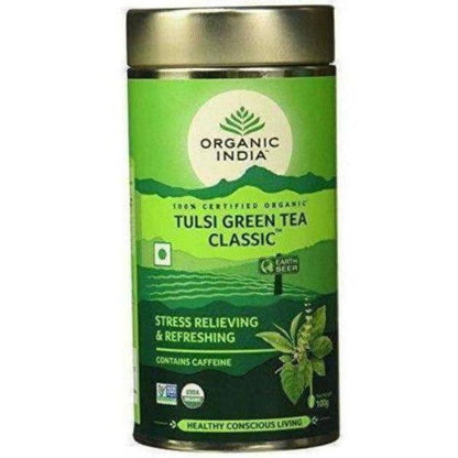 Organic India The Tulsi Green Tea 100gm