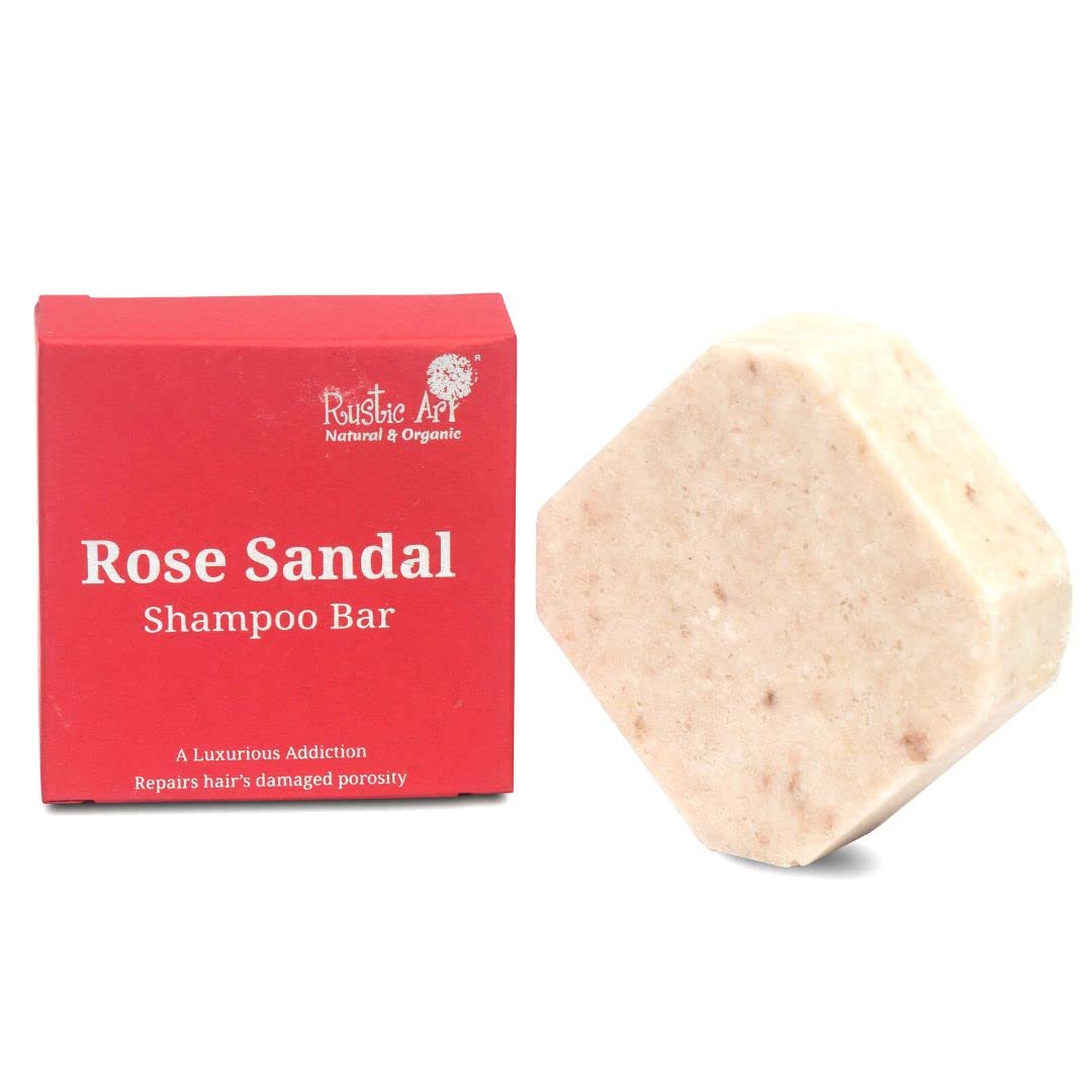 Rustic Art Rose Sandal Hair Cleansing Bar - Distacart