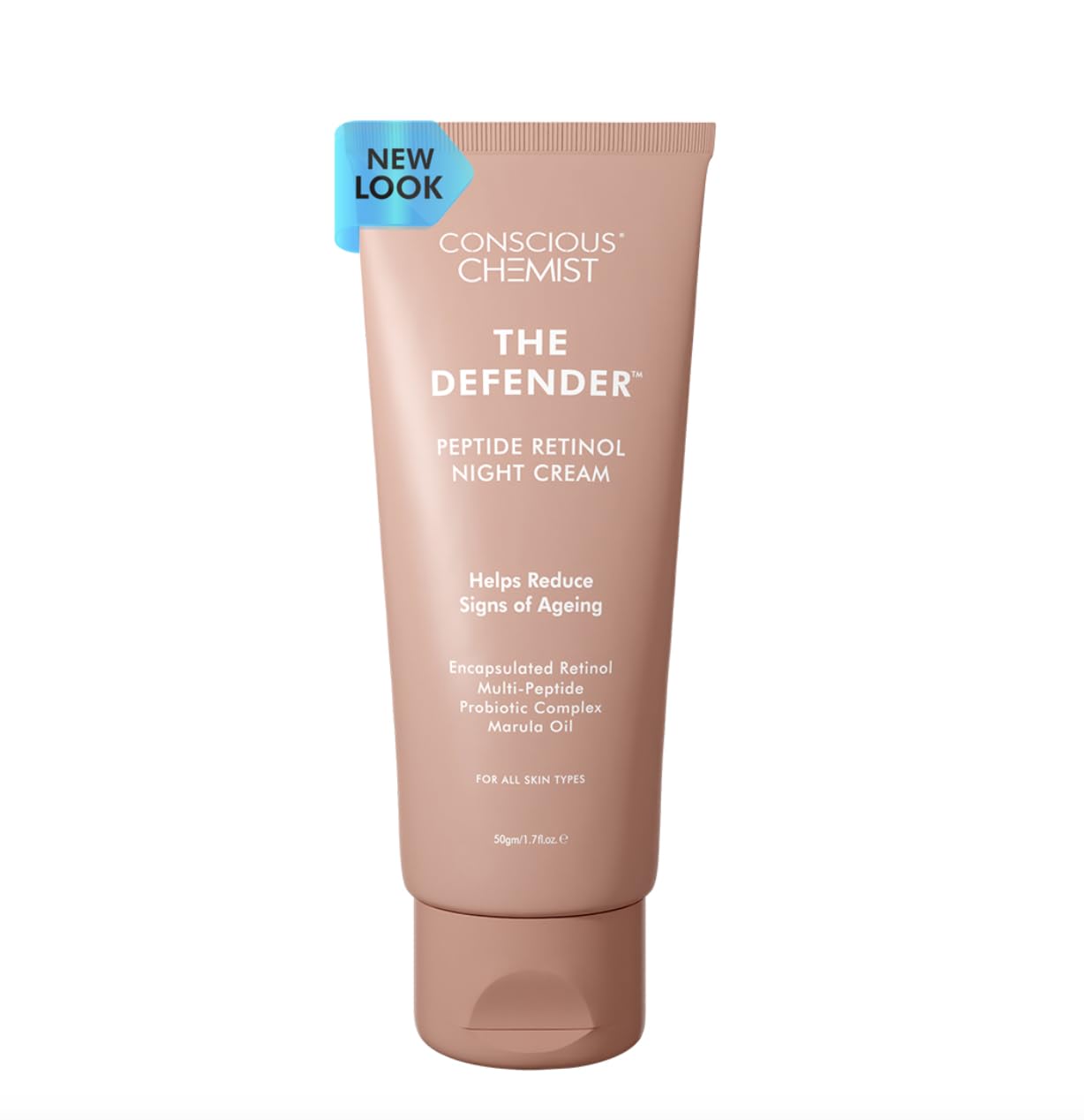 Conscious Chemist The Defender Multi-Peptide Retinol Night Cream - BUDNE