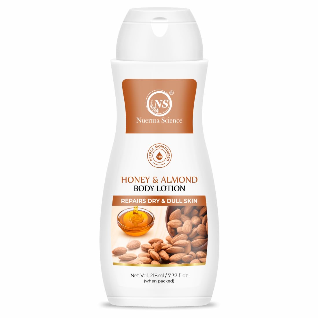 Nuerma Science Honey Almond Advanced Nourishing Body Lotion | Deep Hydrating Moisturizer