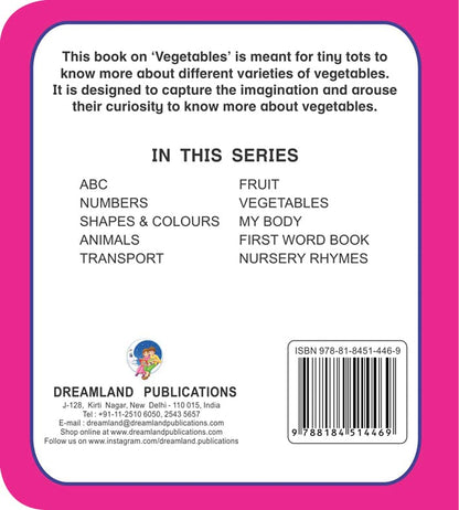 Dreamland First Padded Board Book - Vegetables