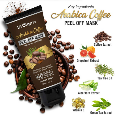 LA Organo Arabica Coffee Peel Off Mask