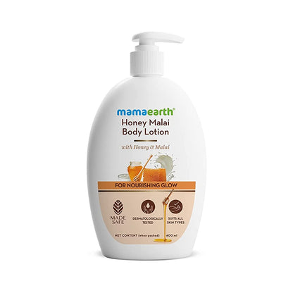 Mamaearth Honey Malai Body Lotion with Honey & Malai for Nourishing Glow - buy in USA, Australia, Canada