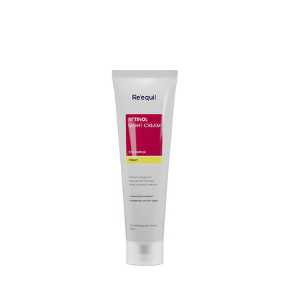 Re'equil 0.1% Retinol Night Cream For Wrinkles & Skin Tightening