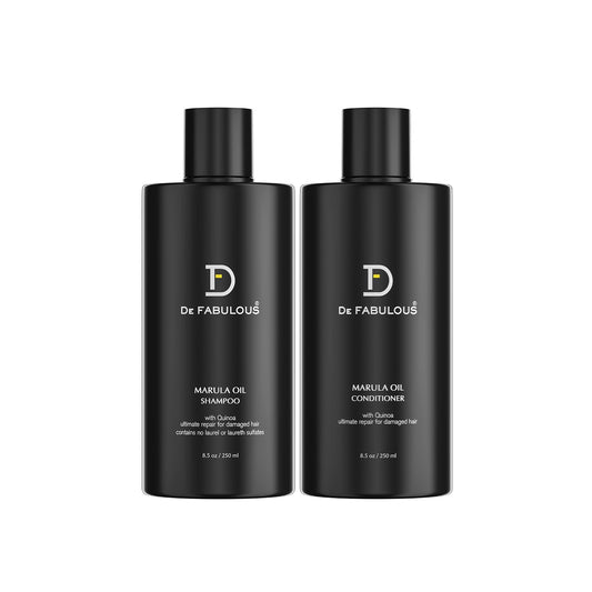 De Fabulous Marula Oil Shampoo + Conditioner Combo