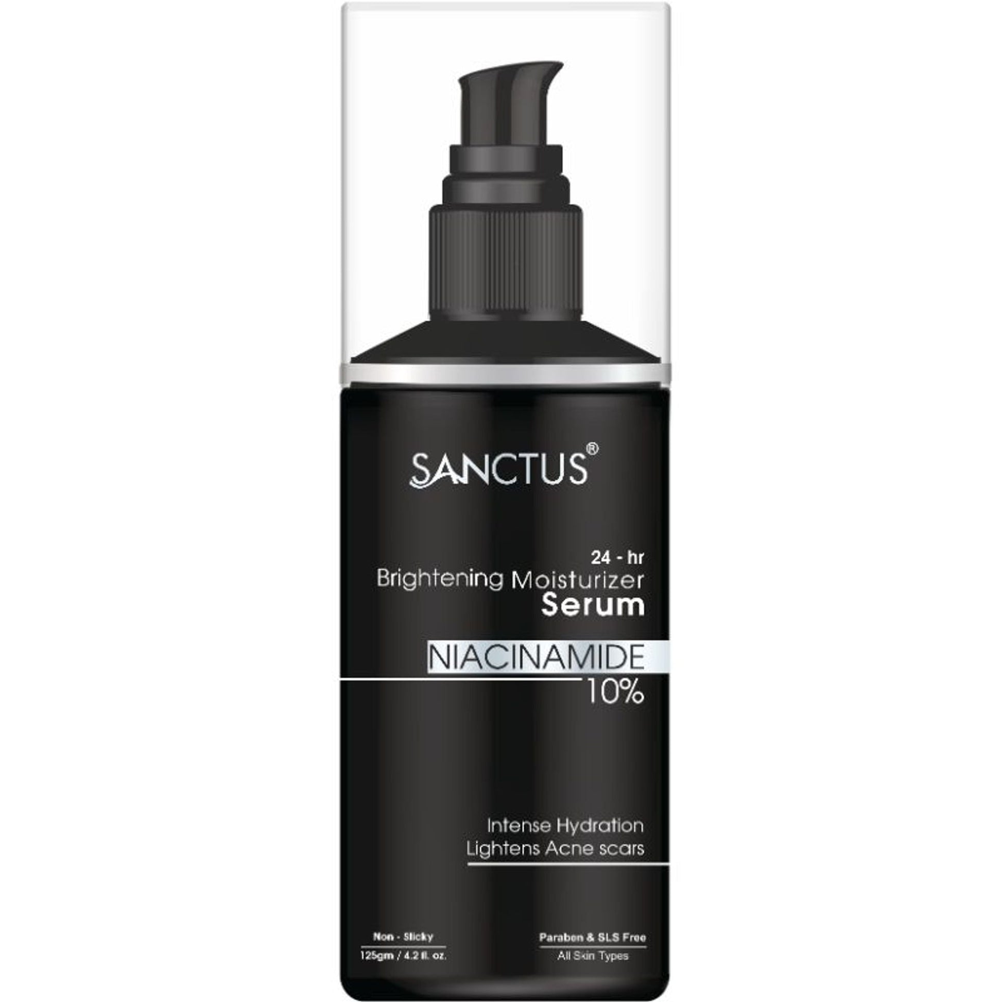 SANCTUS 24-hr Brightening 10% Niacinamide Moisturizer Serum Lotion - 125GM