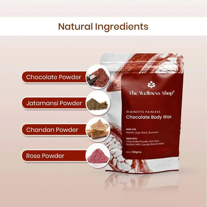 The Wellness Shop Chocolate Hair Removal Powder