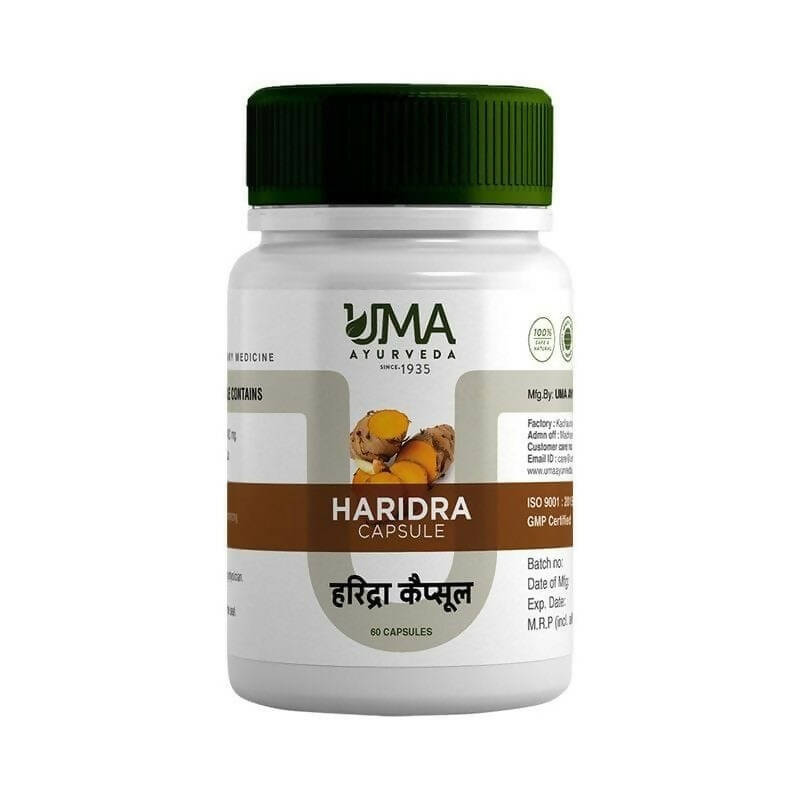 Uma Ayurveda Haridra Capsules - BUDEN