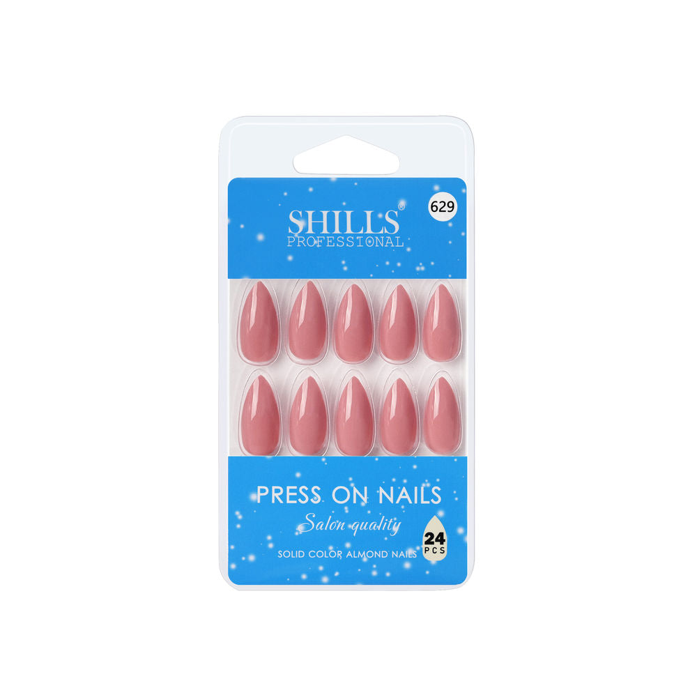 Shills Professional Reusable Press On Nails Almond - SPN629