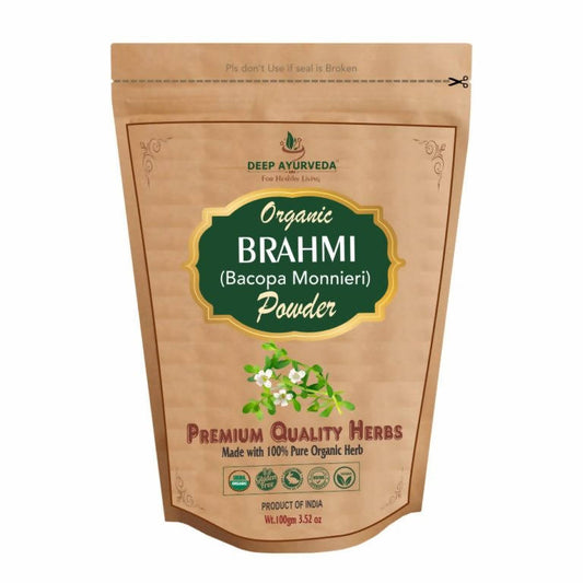 Deep Ayurveda Organic Brahmi Powder -  usa australia canada 